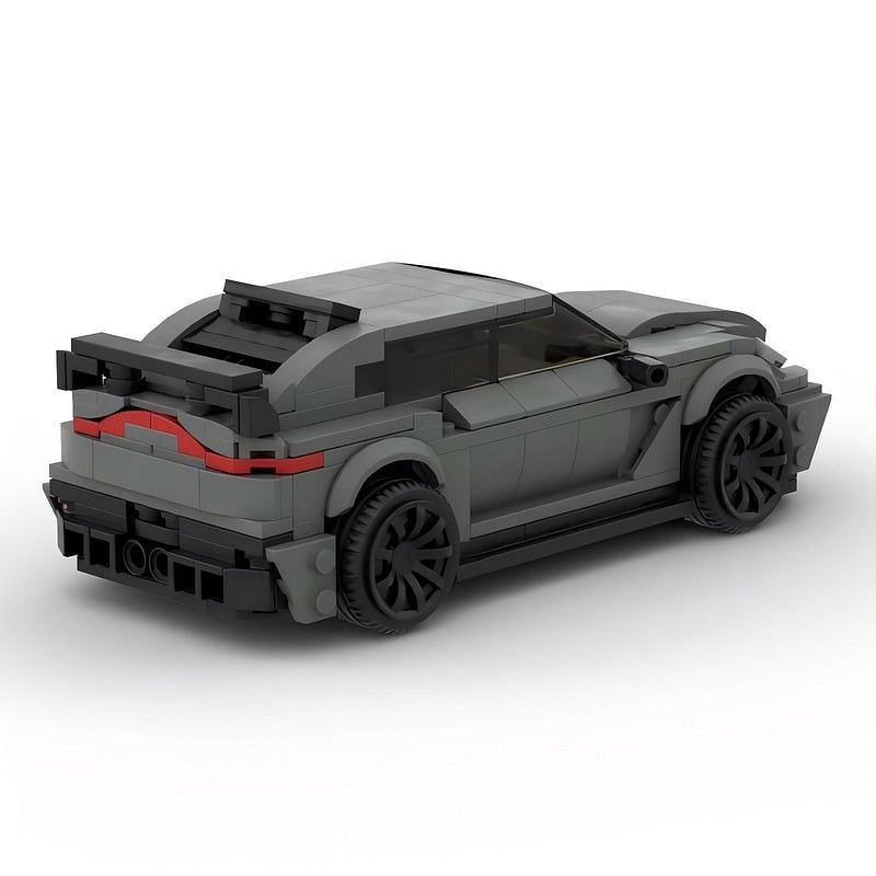 Grey Luxury Performance SUV MOC Vehicle Building Kit | Premium SUV Model - 4