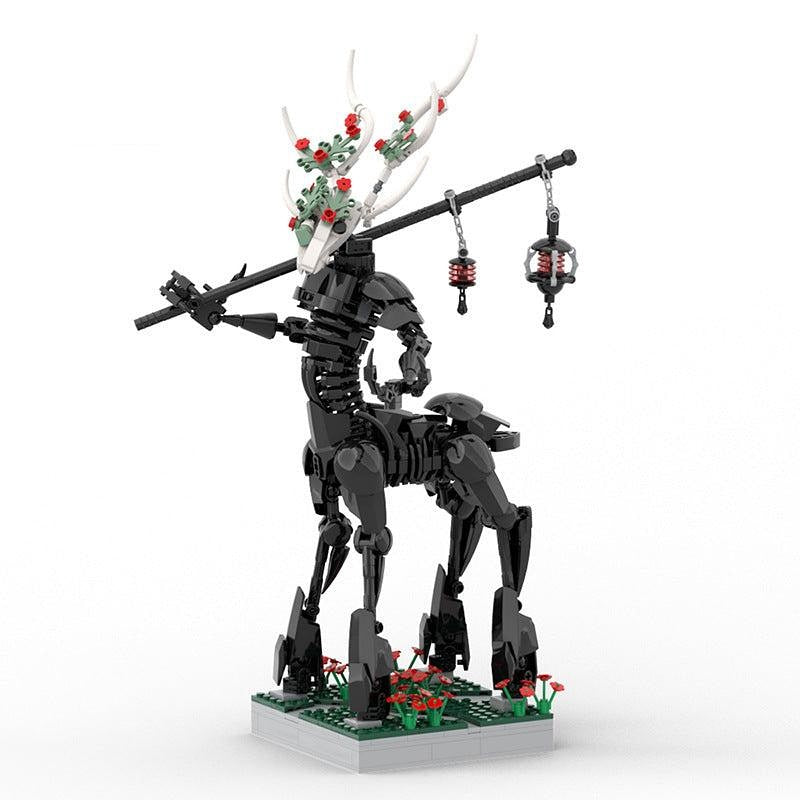 Grim Reaper Elf Centaur MOC Fantasy Monster Building Kit - 1