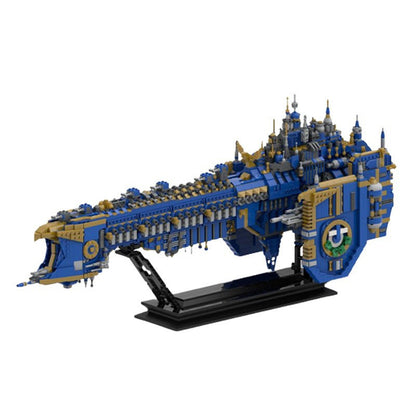 Grimdark 40K Gothic Capital Battleship Building Kit | LEGO-Compatible MOC - 4