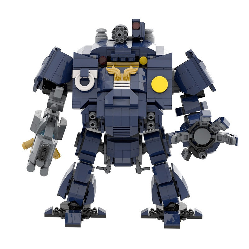 Grimdark Heavy Armored Dreadnought Mecha MOC Building Kit - 6