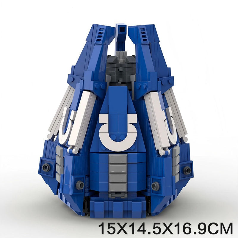 Grimdark Orbital Drop Pod Building Kit | Compatible MOC - 5