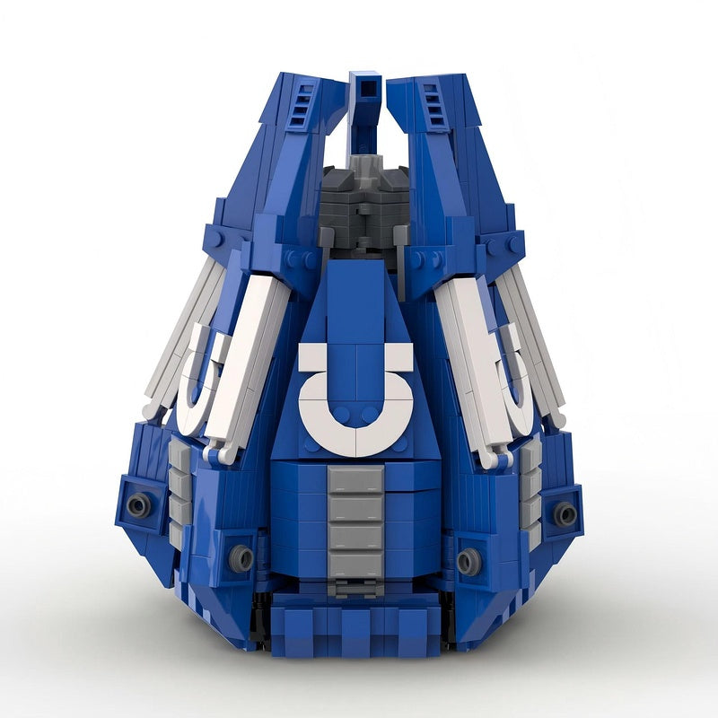 Grimdark Orbital Drop Pod Building Kit | LEGO-Compatible MOC - 1