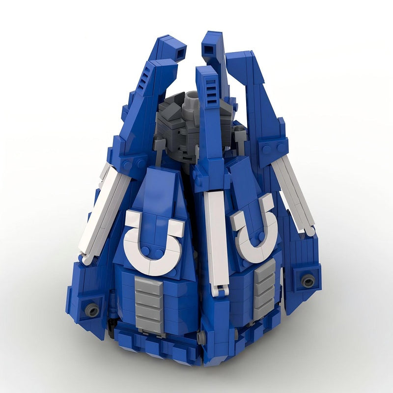 Grimdark Orbital Drop Pod Building Kit | LEGO-Compatible MOC - 2