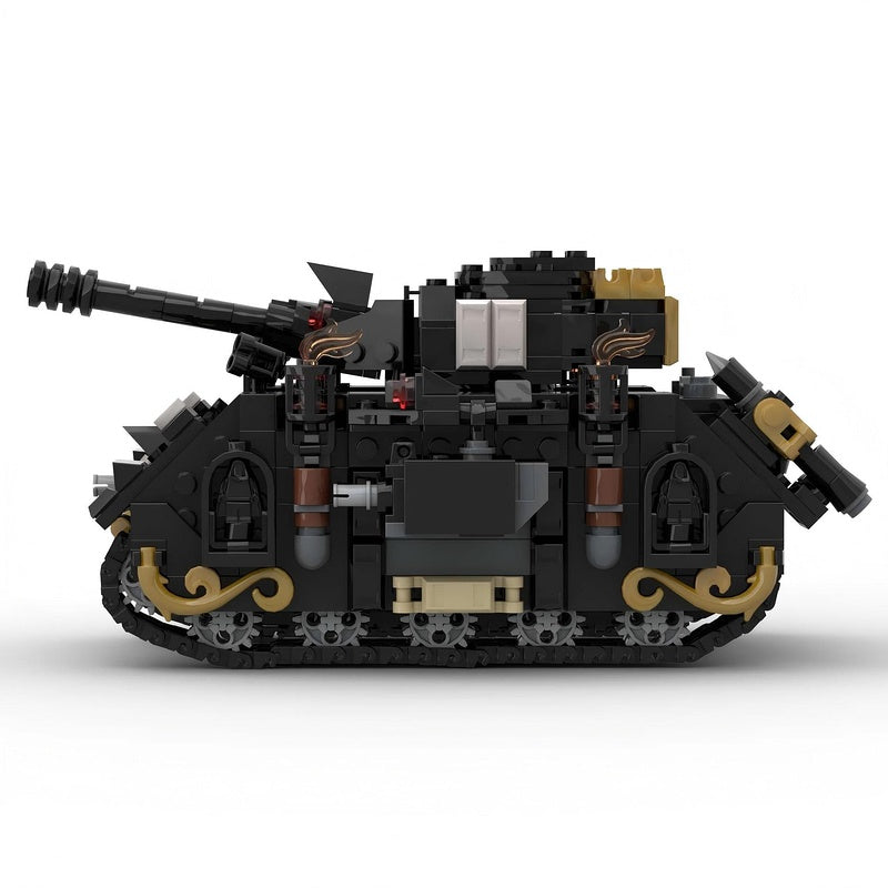 Grimdark Sci-Fi Cathedral Heavy Battle Tank Building Kit | LEGO-Compatible MOC - 2
