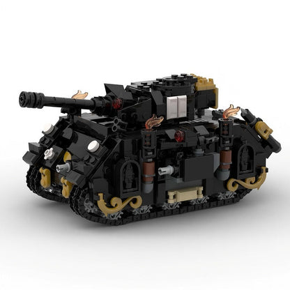 Grimdark Sci-Fi Heavy Battle Tank MOC Building Kit - 1