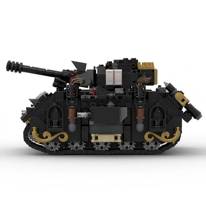 Grimdark Sci-Fi Heavy Battle Tank MOC Building Kit - 2