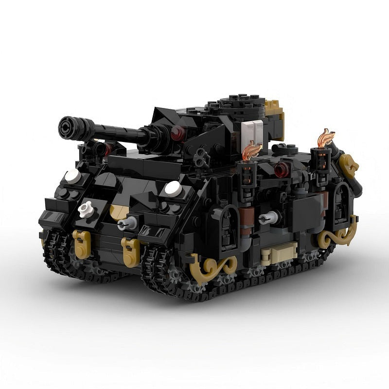 Grimdark Sci-Fi Heavy Battle Tank MOC Building Kit - 3