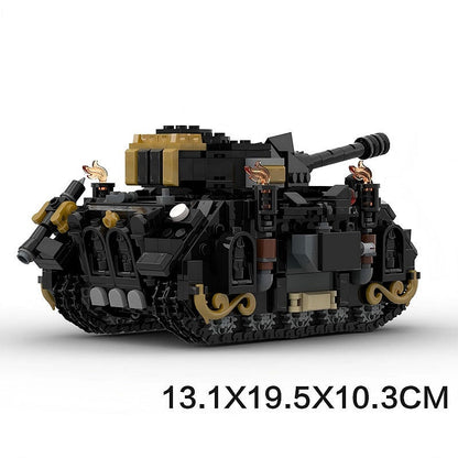 Grimdark Sci-Fi Heavy Battle Tank MOC Building Kit - 6