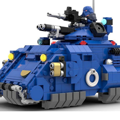 Grimdark Sci-Fi Hover Tank MOC Building Kit | Space Combat Vehicle - 2