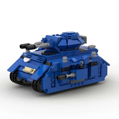 Grimdark Sci-Fi Main Battle Tank MOC Building Kit | Armored Vehicle Model - 1