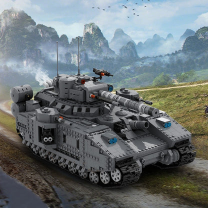 Grimdark Sci-Fi Super Heavy Battle Tank Building Kit | LEGO-Compatible MOC - 3