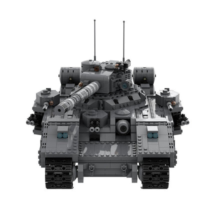 Grimdark Sci-Fi Super Heavy Battle Tank Building Kit | LEGO-Compatible MOC - 7