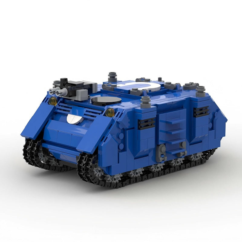 Grimdark Sci-Fi Tracked APC Building Kit | LEGO-Compatible MOC - 2