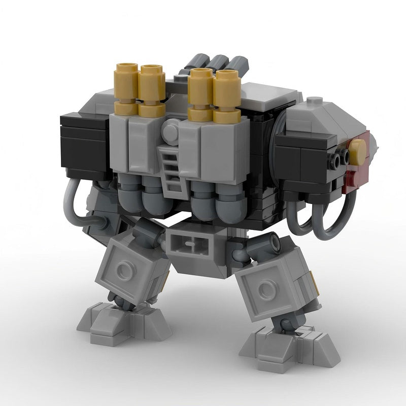 Grimdark Siege Walker Artillery Mech Building Kit | LEGO-Compatible MOC - 3