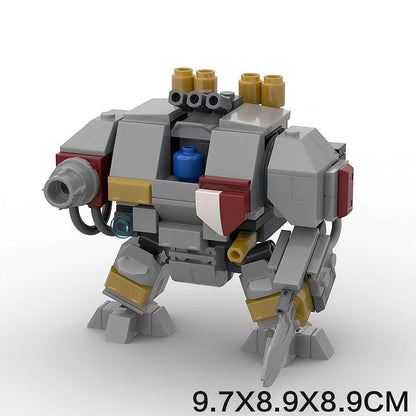 Grimdark Siege Walker Artillery Mecha MOC Building Kit | Sci-Fi Walker - 4