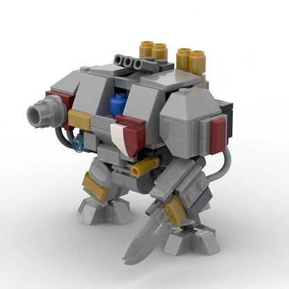 Grimdark Siege Walker Artillery Mecha MOC Building Kit | Sci-Fi Walker - 5