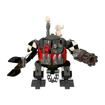 Grimdark Space Orc Mecha MOC Building Kit | Sci-Fi Combat Robot - 1