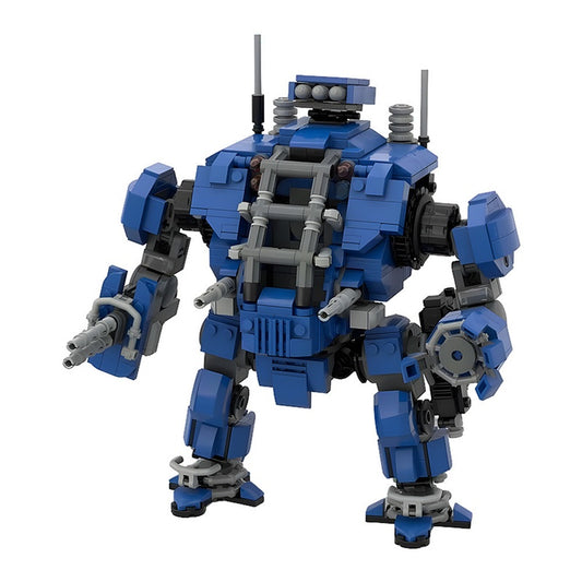 Grimdark Space Soldier Tactical Warsuit Mecha Building Kit | LEGO-Compatible MOC - 2