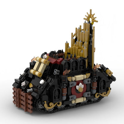 Grimdark Tank Artillery Missile Vehicle Building Kit | LEGO-Compatible MOC - 2