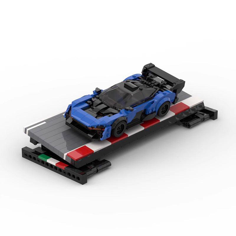 GT Racing Track Building Kit | LEGO-Compatible MOC - 2