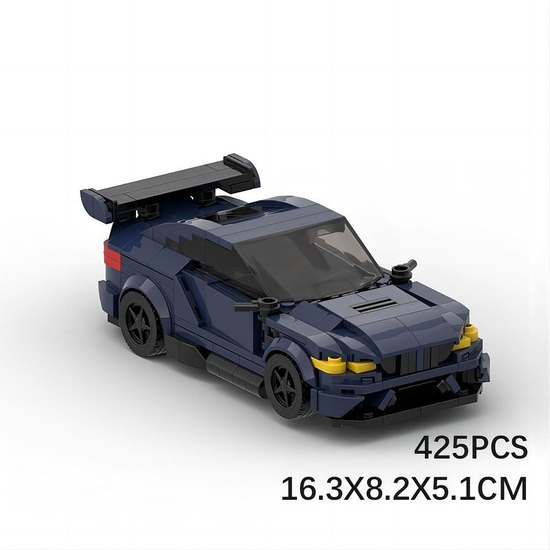 GTS Style Track Racing Sports Car Building Kit | LEGO-Compatible MOC - 6