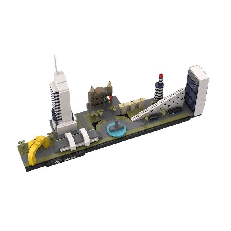 Guadalajara Skyline MOC Building Kit | City Architecture Model - 1