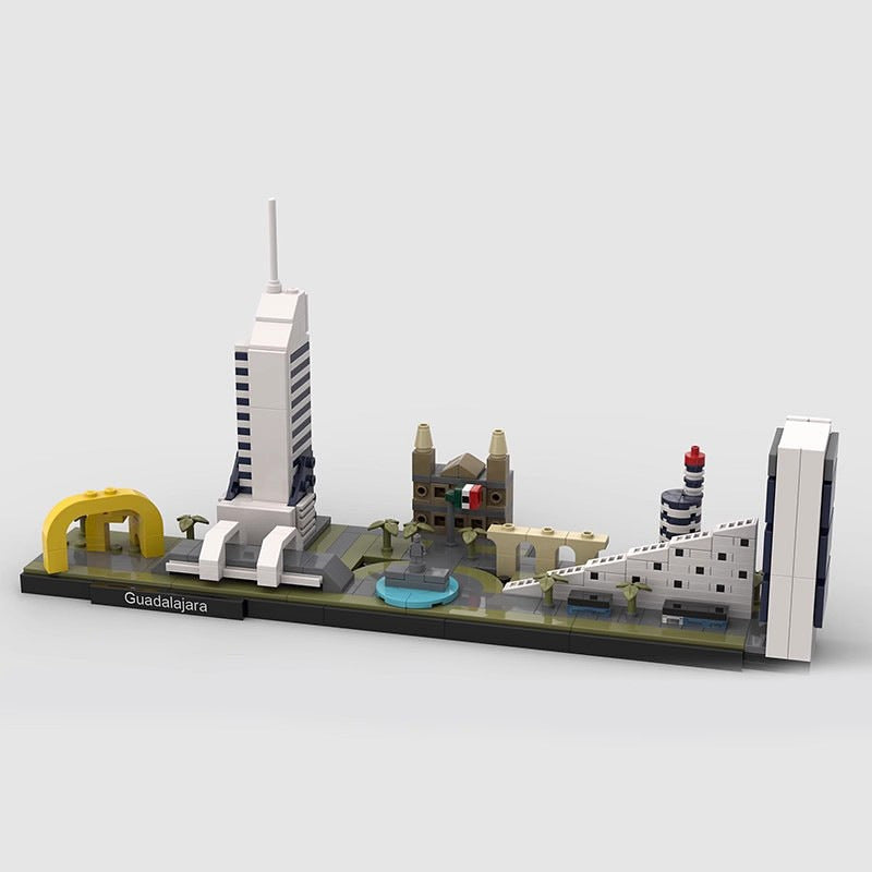 Guadalajara Skyline MOC Building Kit | City Architecture Model - 4