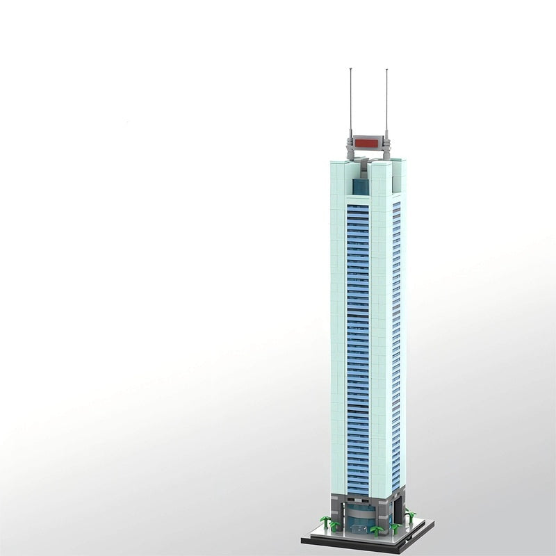 Guangzhou CITIC Plaza Building Kit | 1:800 LEGO-Compatible MOC - 4