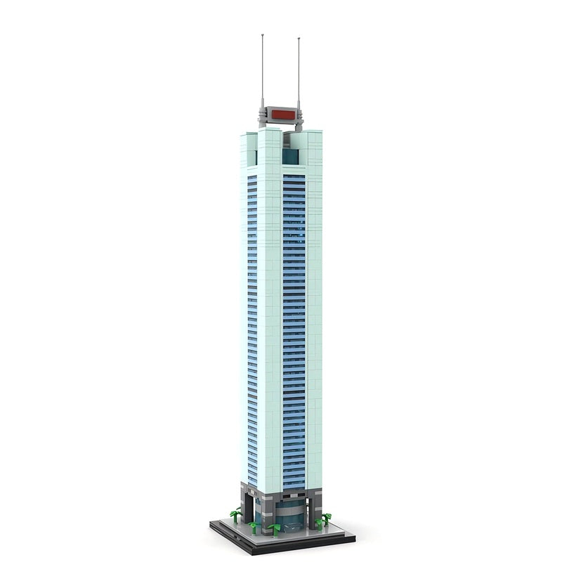 Guangzhou Landmark Skyscraper Building Kit | 1:800 Skyline Model CITIC Tower - 1