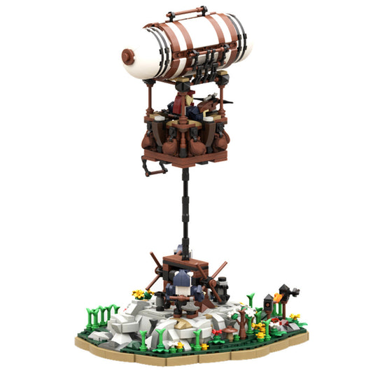Guard Balloon at the Dwarven Lookout Building Kit | LEGO-Compatible MOC - 1