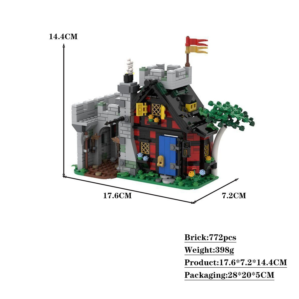 Guarded Inn Building Kit | LEGO-Compatible MOC - 4