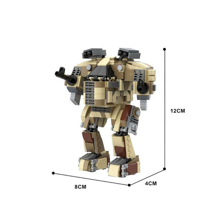 Guardian 5-DS Desert Mech MOC Building Kit | Futuristic Robot Model - 2