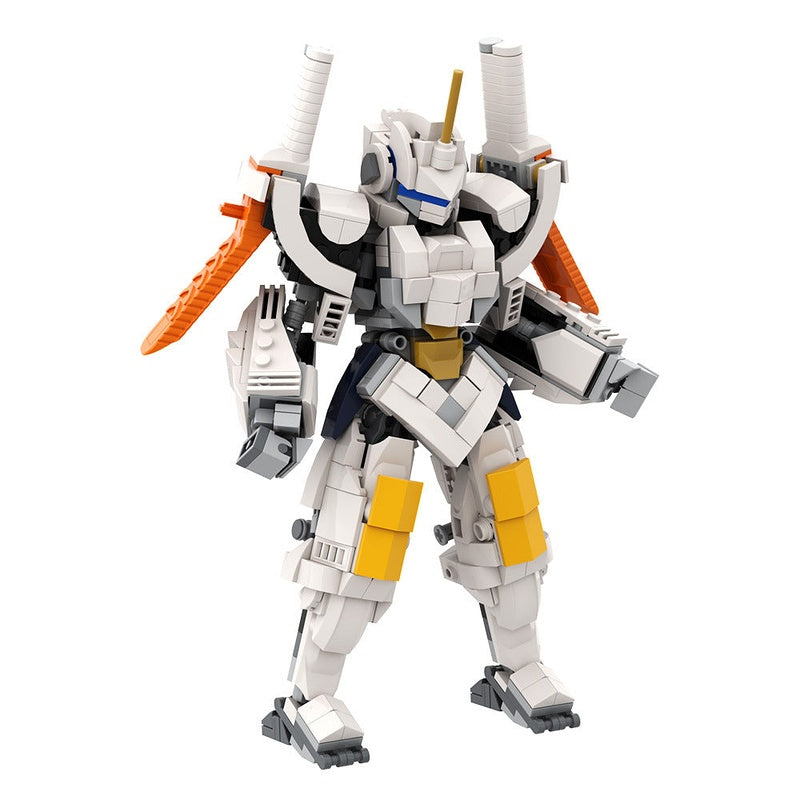 Guardian Robot Warrior MOC Building Kit | Futuristic Mecha Figure Model - 1