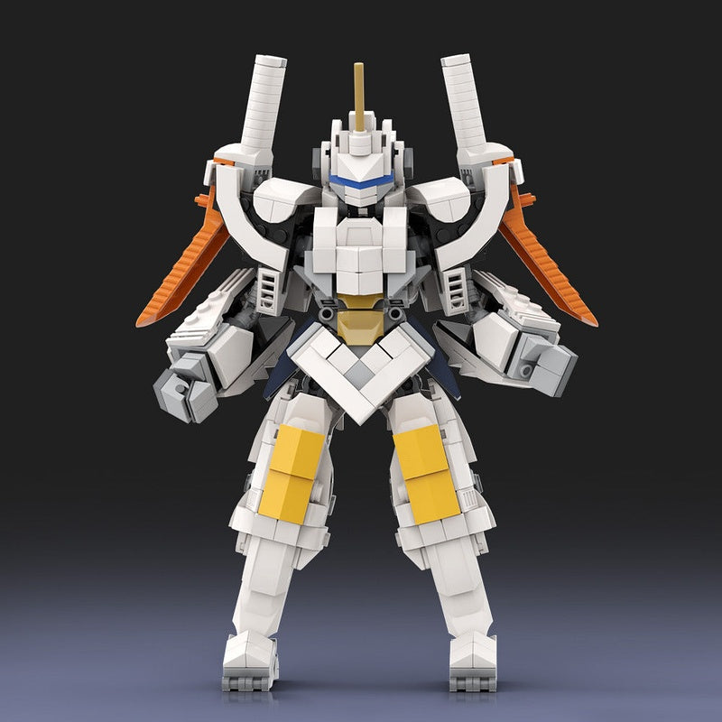 Guardian Robot Warrior MOC Building Kit | Futuristic Mecha Figure Model - 2