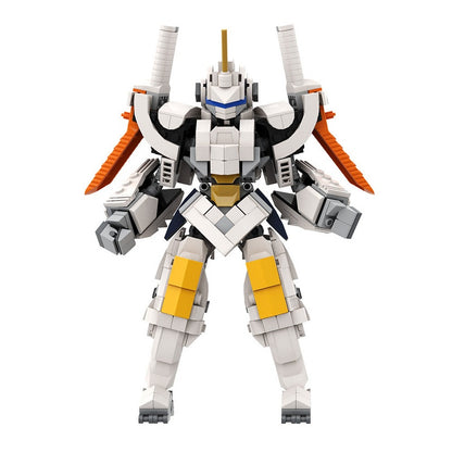 Guardian Robot Warrior MOC Building Kit | Futuristic Mecha Figure Model - 3