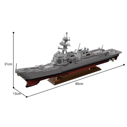 Guided Missile Destroyer MOC Building Kit | Modern Warship Model - 10