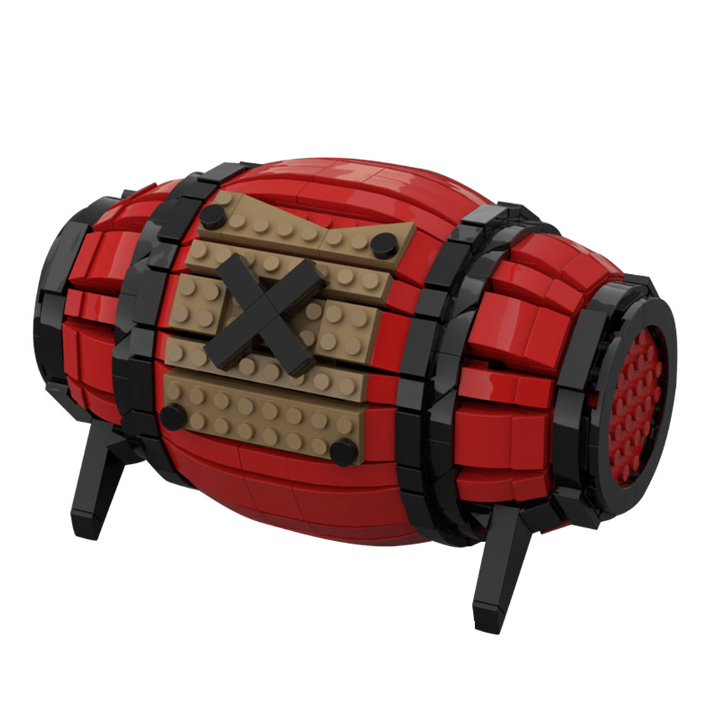 Gunpowder Barrel Building Kit | LEGO-Compatible MOC - 1
