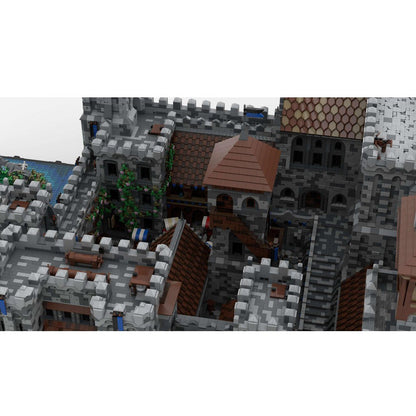 H08 Owl Tower Building Kit | Modular Medieval Castle | LEGO-Compatible MOC - 3