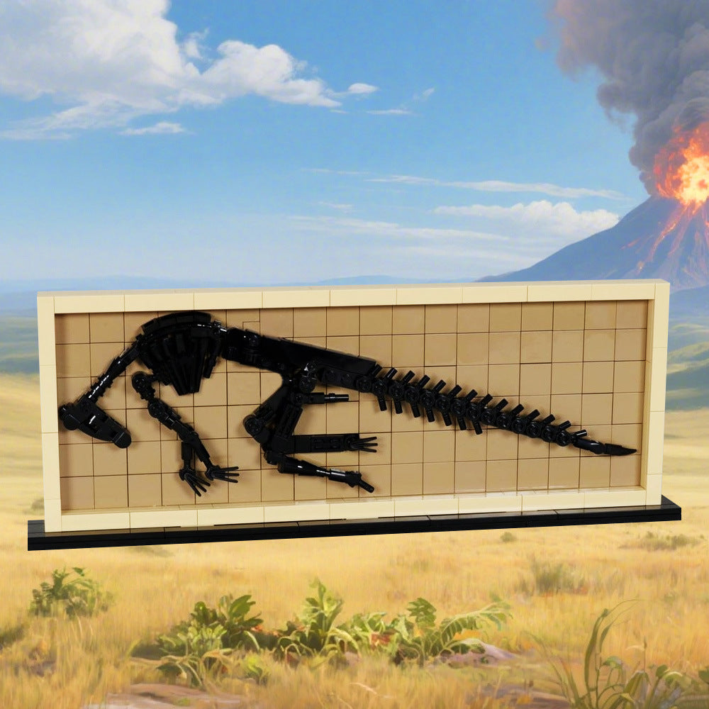 Hadrosaur Fossil Building Kit | Compatible MOC - 3
