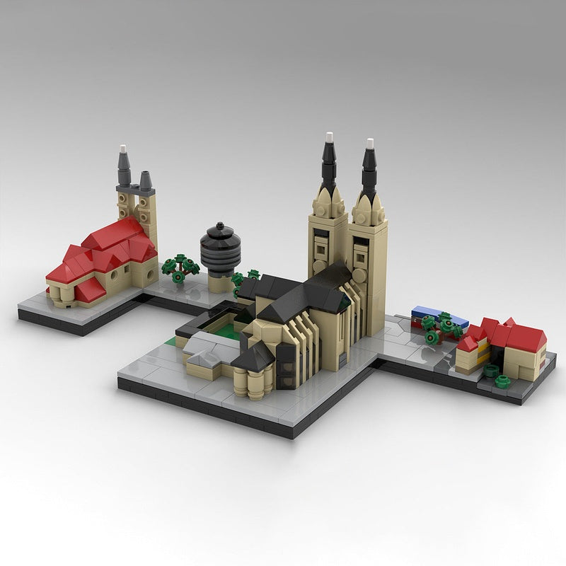Halberstadt Germany Skyline MOC Architecture Building Kit - 4
