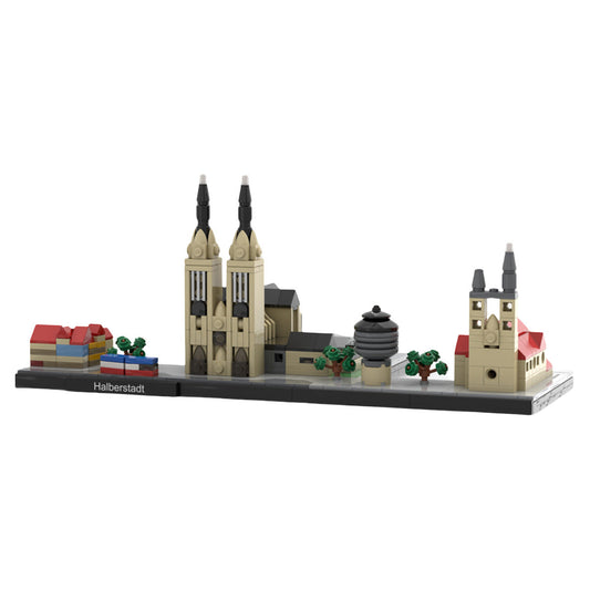 Halberstadt Skyline Building Kit | LEGO-Compatible MOC - 1