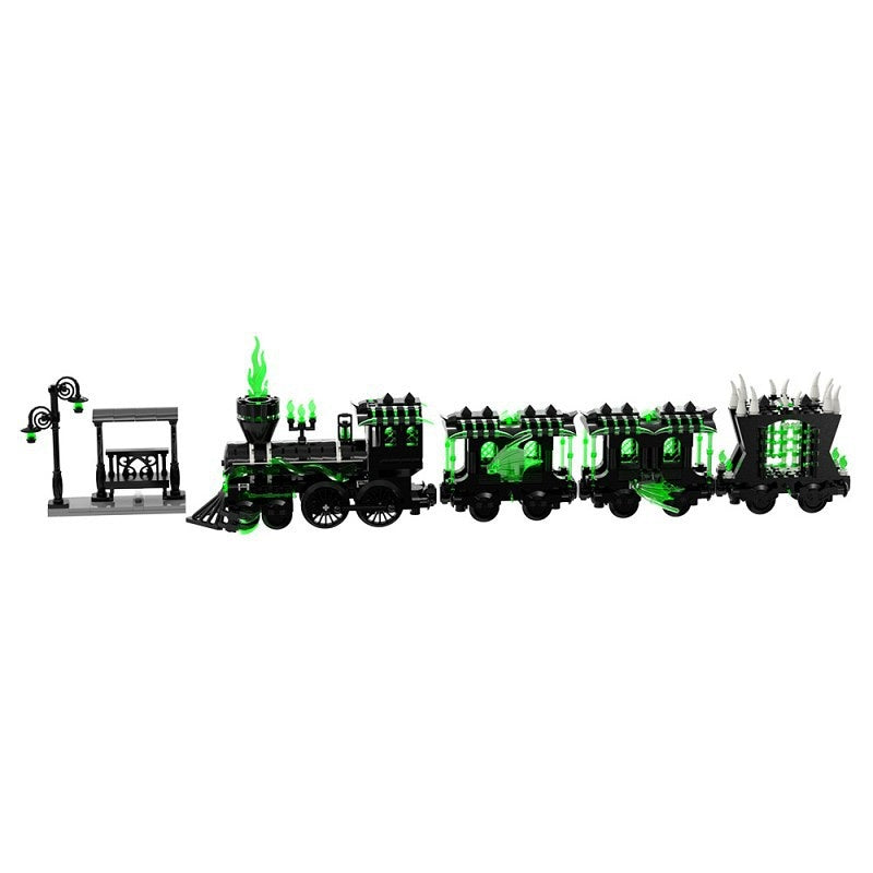 Halloween Ghost Train MOC Building Kit | Haunted Fantasy Locomotive - 11