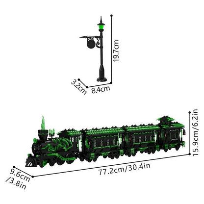 Halloween Ghost Train MOC Building Kit | Haunted Fantasy Locomotive - 6