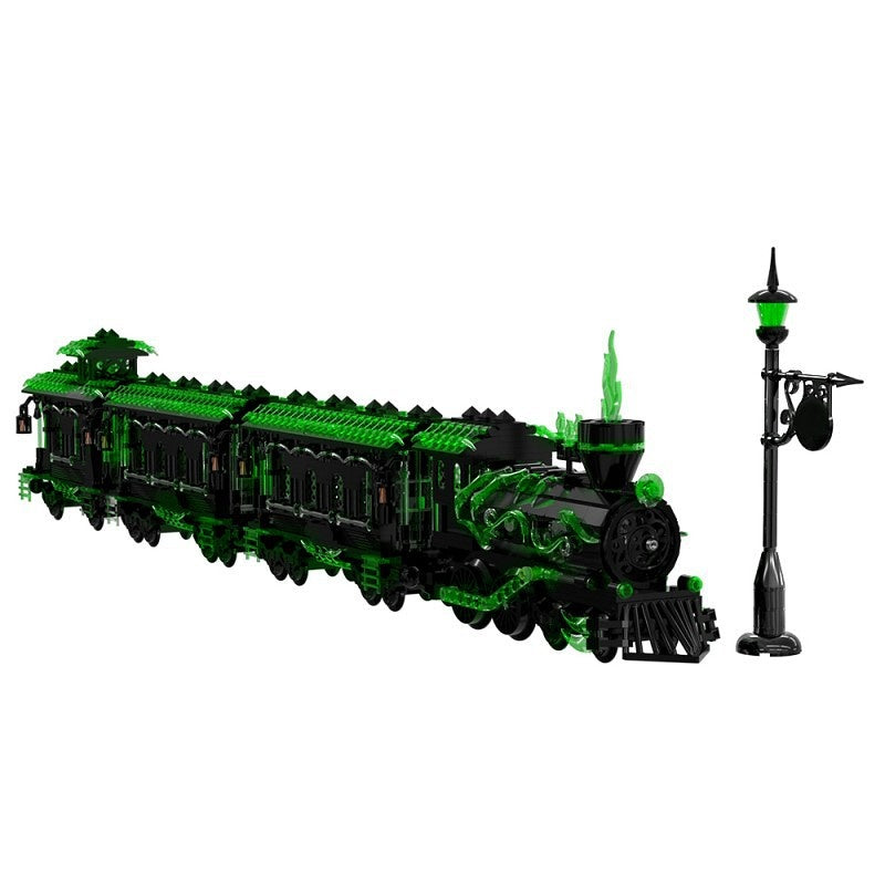 Halloween Ghost Train MOC Building Kit | Haunted Fantasy Locomotive - 9