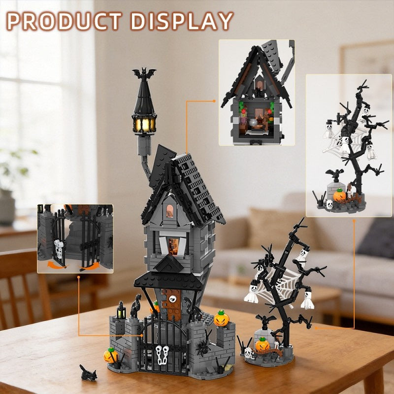 Halloween Haunted Cottage MOC Building Kit | Spooky Holiday House - 2