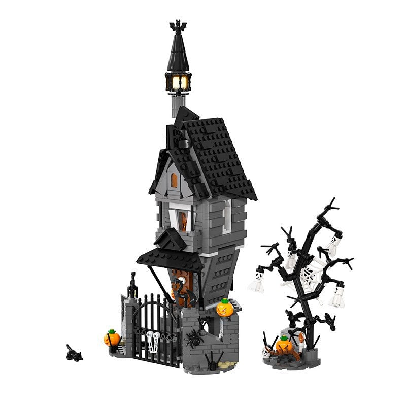 Halloween Haunted Cottage MOC Building Kit | Spooky Holiday House - 6