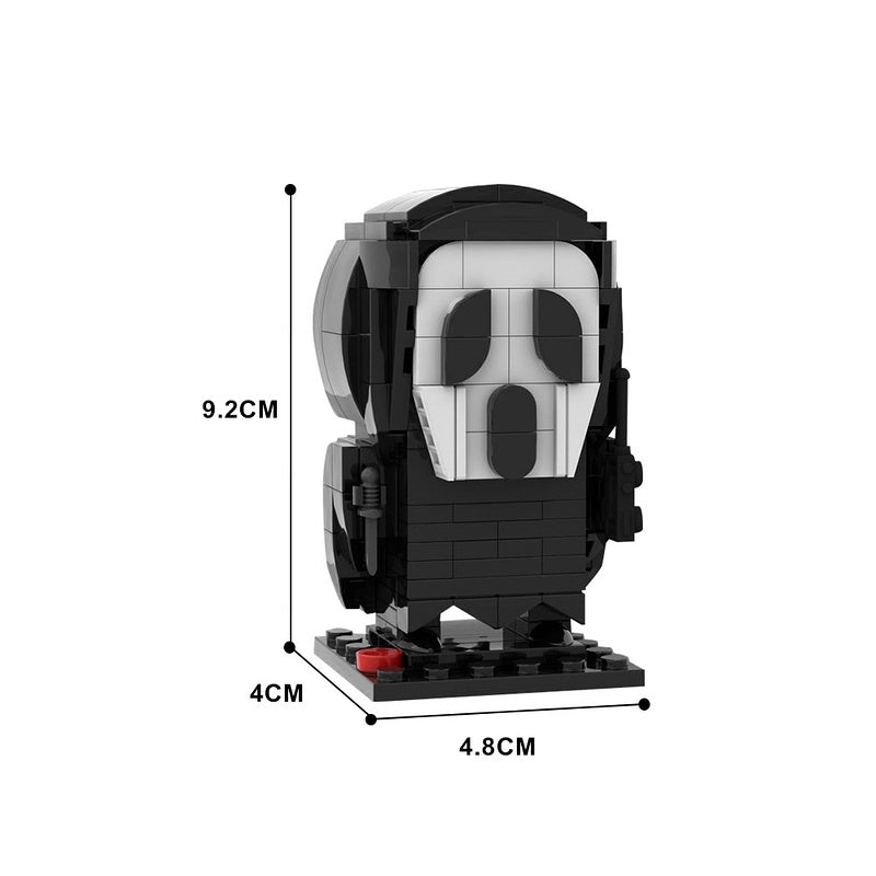 Halloween Screaming Mask Cube Character MOC Building Kit - 3