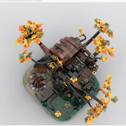 Hallows' Eve Forest Bandit Treehouse MOC Building Kit - 2