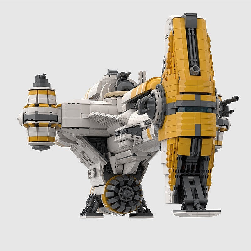 Hammerhead Space Corvette MOC Capital Ship Building Kit - 2