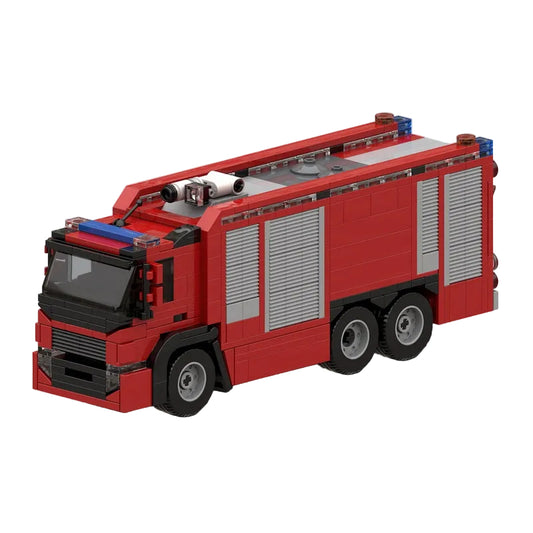 Harbor High-Flow Fire Pumper Truck MOC Building Kit - 1